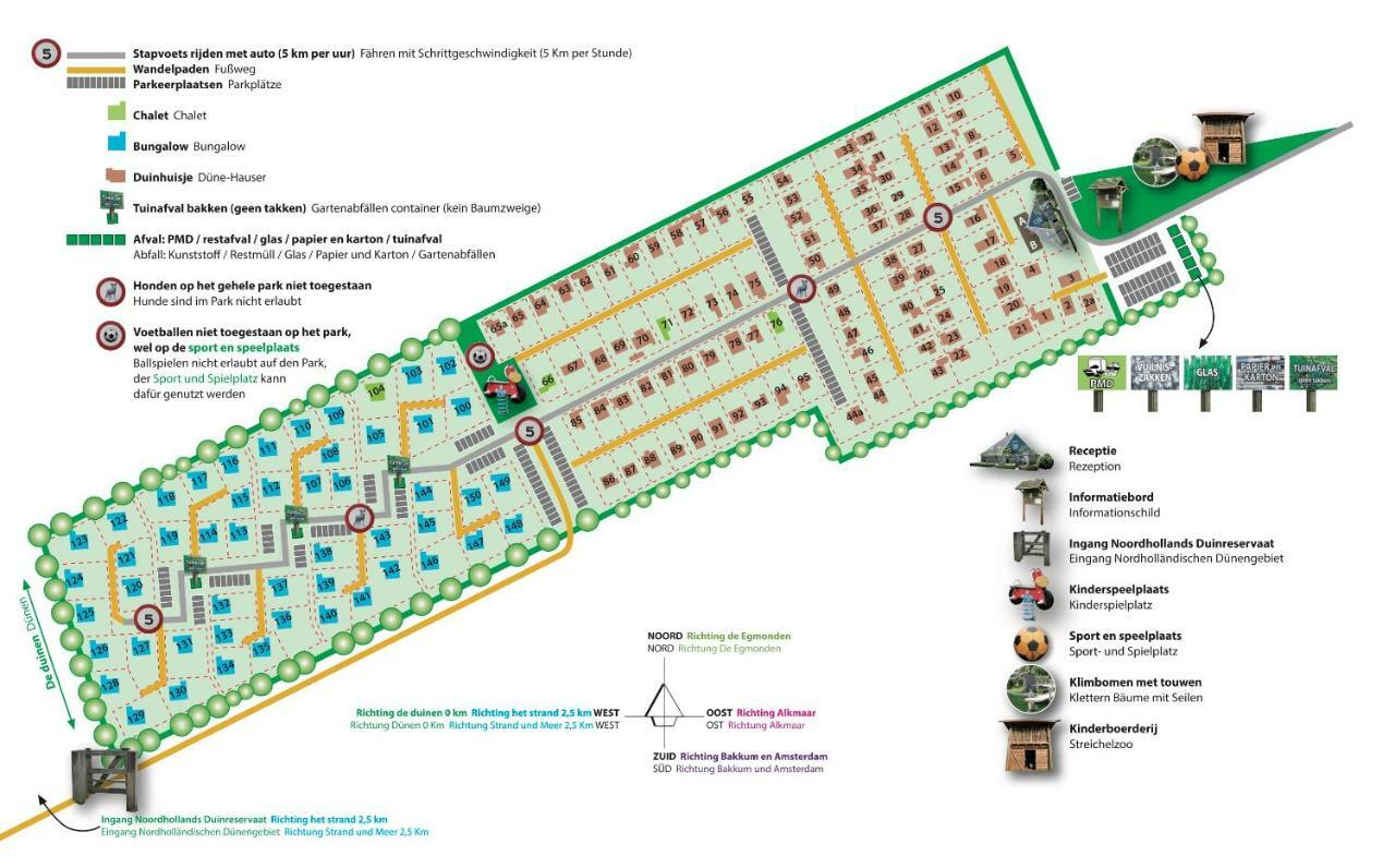 Bungalows - Bungalowpark Mooyeveld - Uniek Gelegen In De Duinen! Egmond-Binnen Ngoại thất bức ảnh